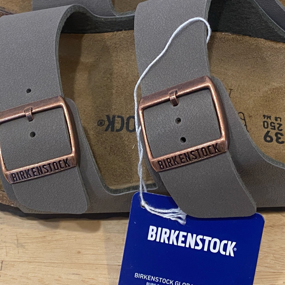 Birkenstock Arizona BS Slide Sandal - Women's stone US 8-8.5 (39) perfect! NIB - Picture 8 of 14